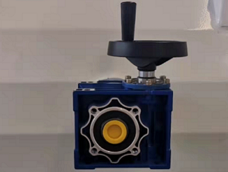 手搖蝸輪蝸桿減速機是什么樣子？